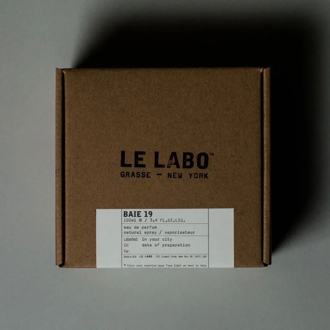 Le Labo BAIE 19