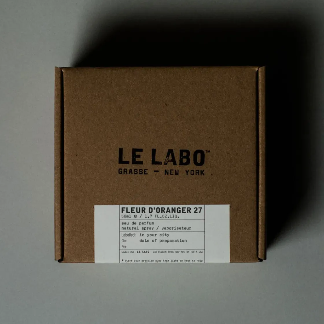 Le Labo FLEUR D'ORANGER 27